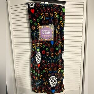Day of the Dead Plush 70” x 50” Blanket